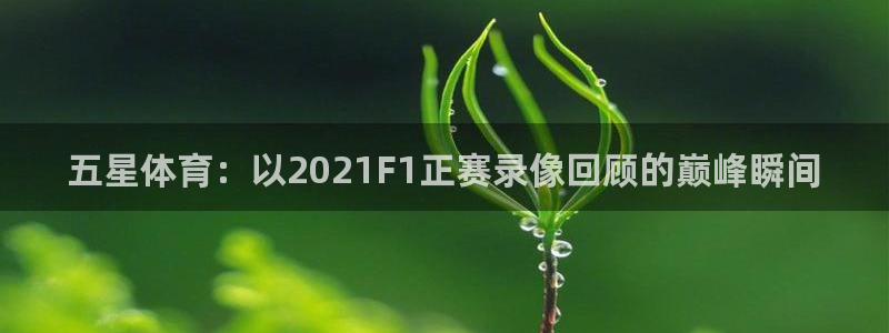 五星体育：以2021F1正赛录像回顾的巅峰瞬间